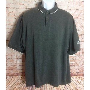 Adidas Climalite Gray Polo Shirt Sz XL